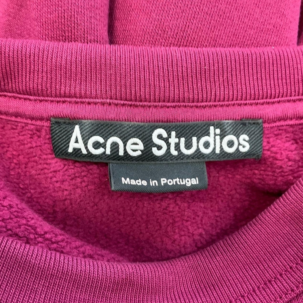Acne Studios Face Patch Oversized Crew Neck Sweat… - image 4